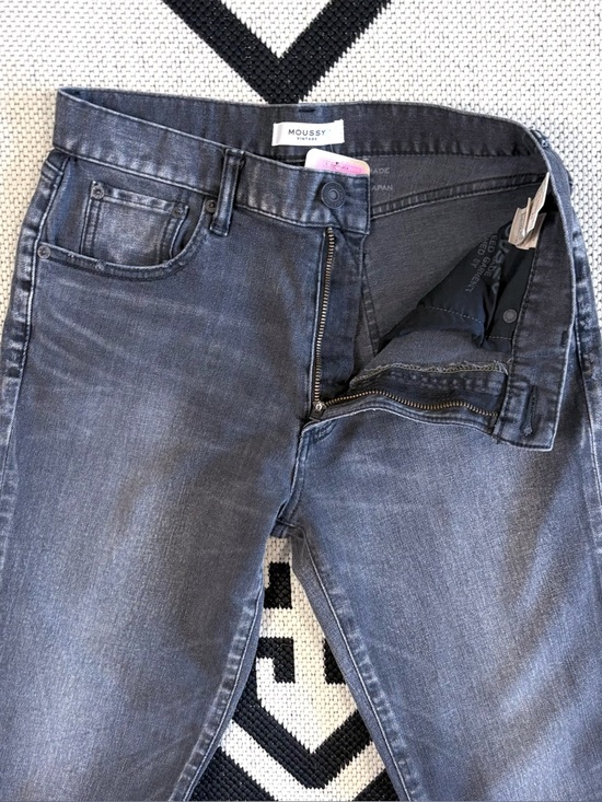 Moussy Vintage Westcliffe Cropped Skinny Jean in Light Black - Gray Size 28